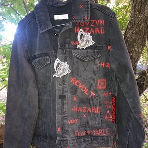 Hazard Tag Trucker Jacket